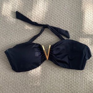 Victoria’s Secret black strapless top